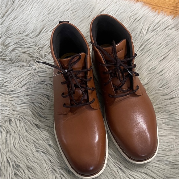 Cole Haan Other - Cole Haan British tan/ivory grand 
Ultra chukka boots